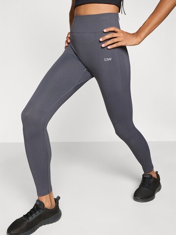 ICANIWILL Skinny Sportovní kalhoty 'Define Seamless' – šedá