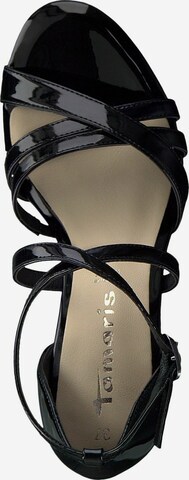 TAMARIS Strap sandal in Black