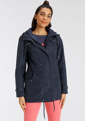 KangaROOS Athletic Jacket in Blue: front