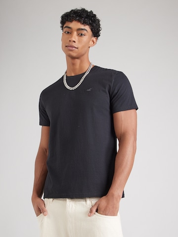 HOLLISTER T-shirt i svart: framsida