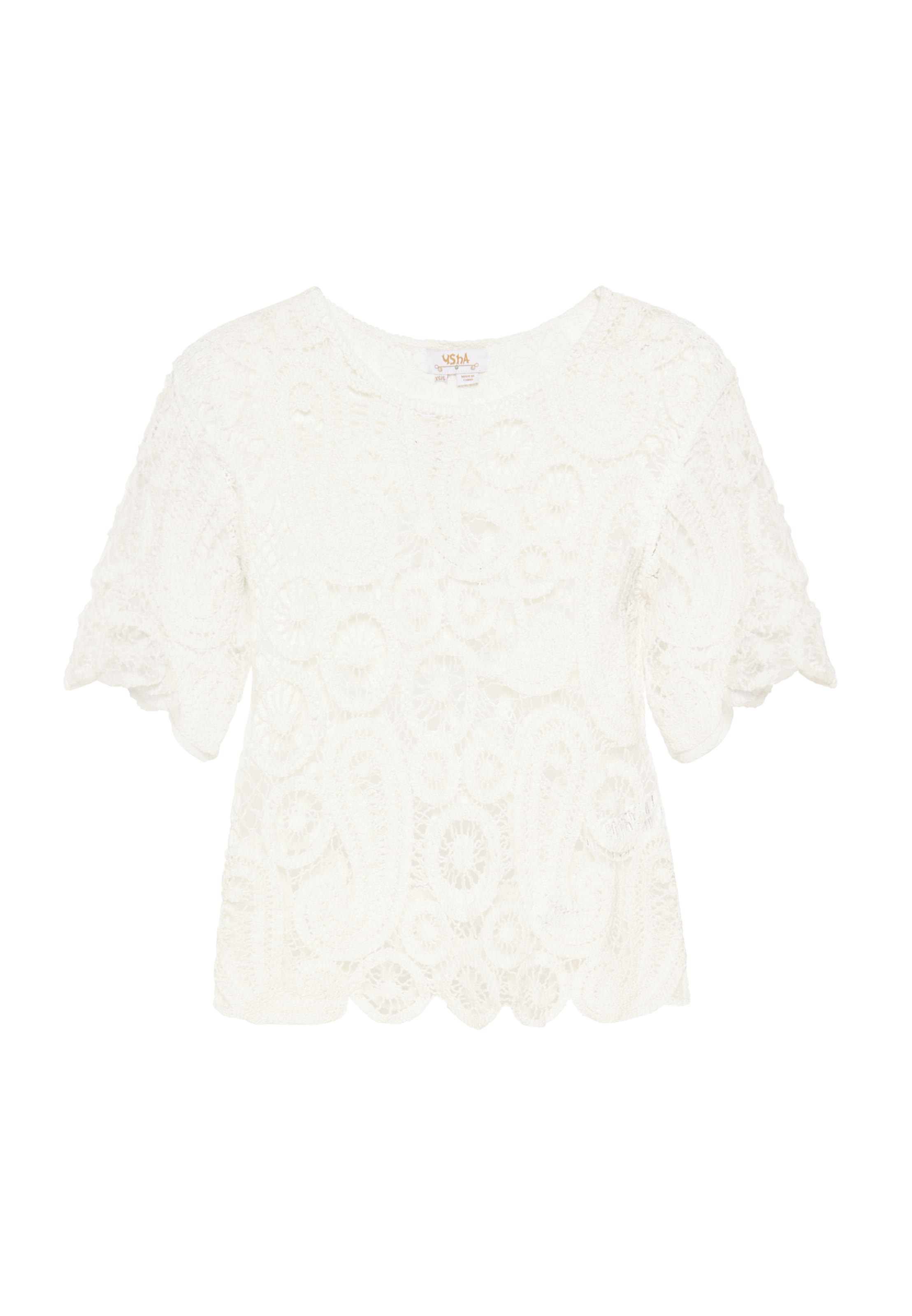 usha FESTIVAL Blúz 'Fashion Look' - fehér: elől