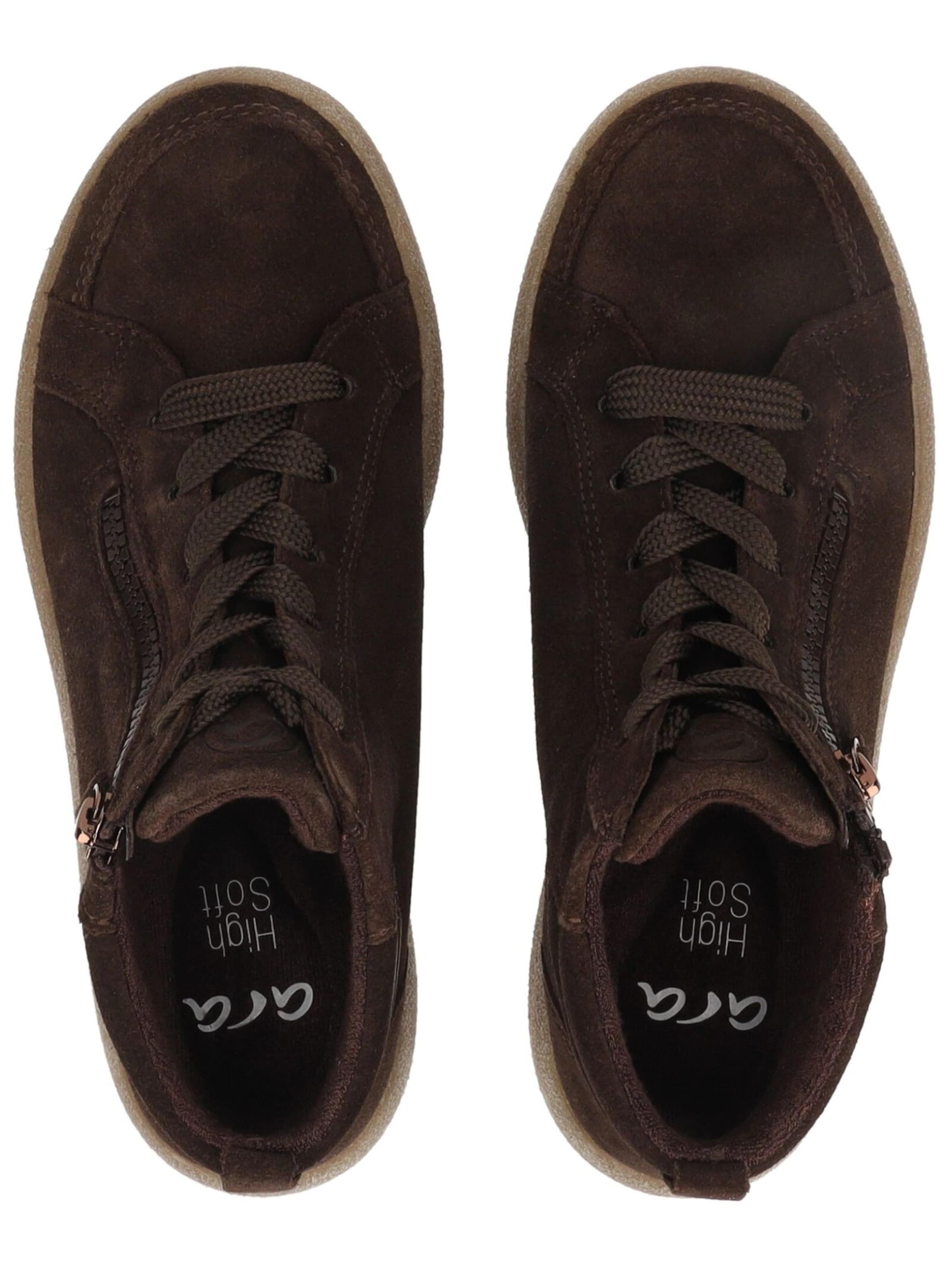 ARA Sneakers hoog in Bruin