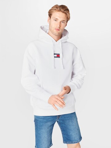 Tommy Jeans Sweatshirt in White: front