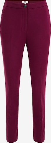 Pantalon à plis WE Fashion en rouge : devant