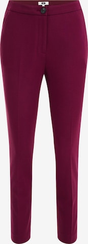 WE Fashion Trousers in Red: front