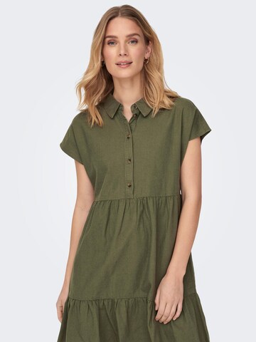 JDY Sukienka koszulowa 'Say' w kolorze zielony