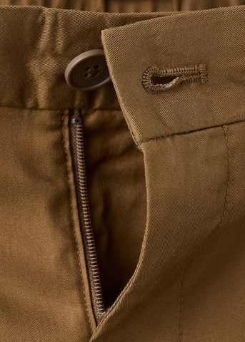 MANGO MAN Loosefit Hose 'Lighter' in Braun