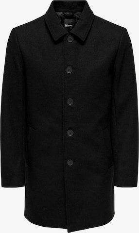 Manteau mi-saison 'Terry' Only & Sons en noir : devant