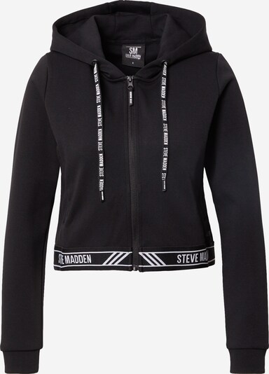 STEVE MADDEN Sweatjacke in schwarz / weiß, Produktansicht