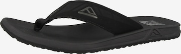 REEF Beach & Pool Shoes 'Phantoms' in Black: front