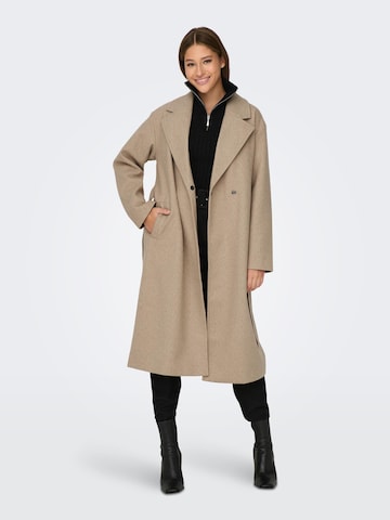 JDY Between-Seasons Coat 'Viola' in Beige: front