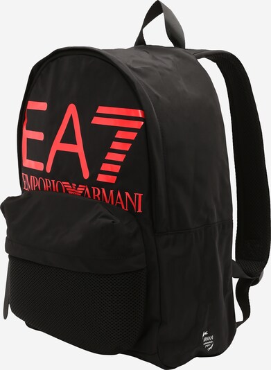 EA7 Emporio Armani Rucksack in rot / schwarz, Produktansicht