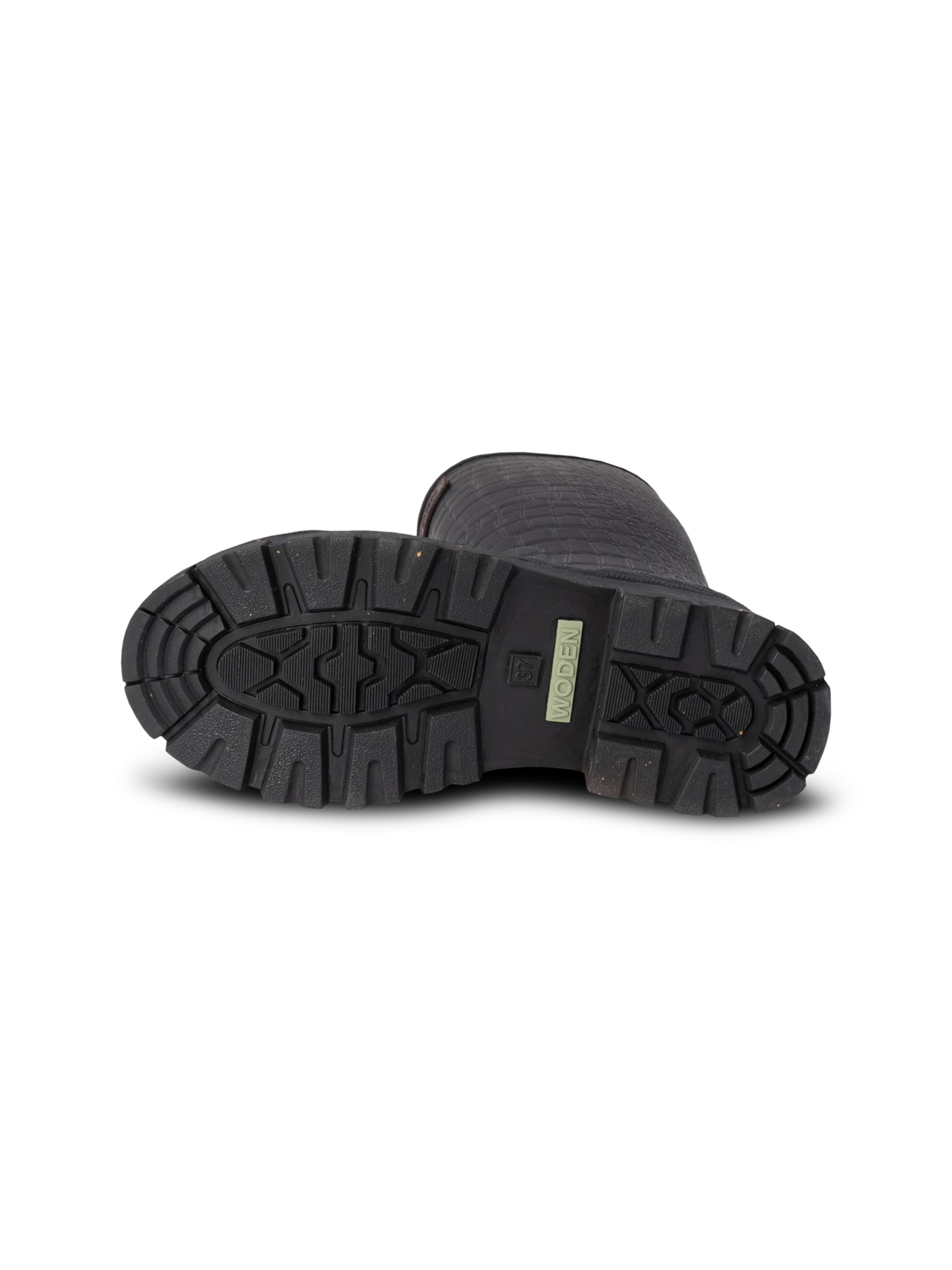 WODEN Regenlaarzen 'Le Croco' in Zwart