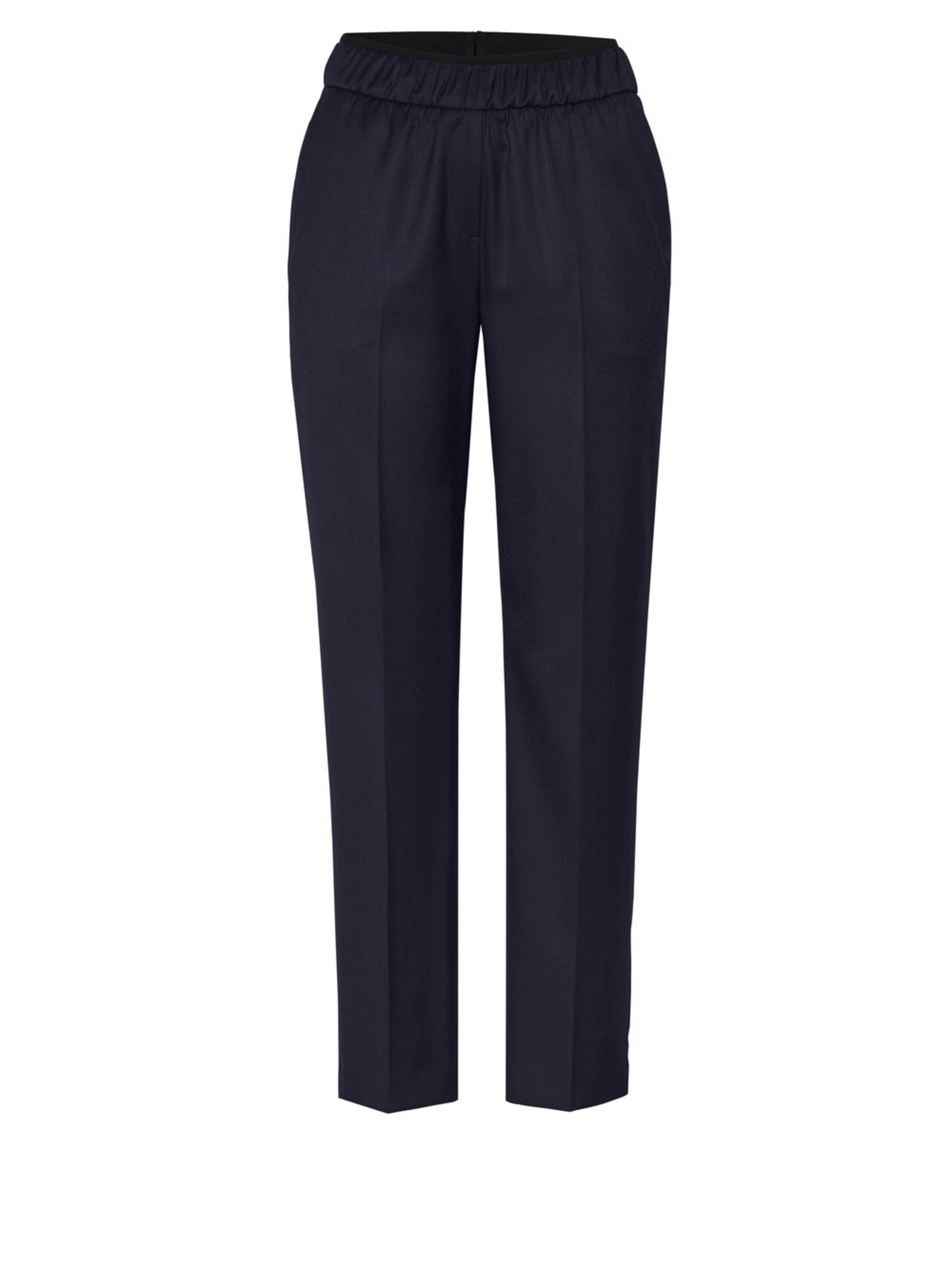 TONI Pleated Pants in Blue: front