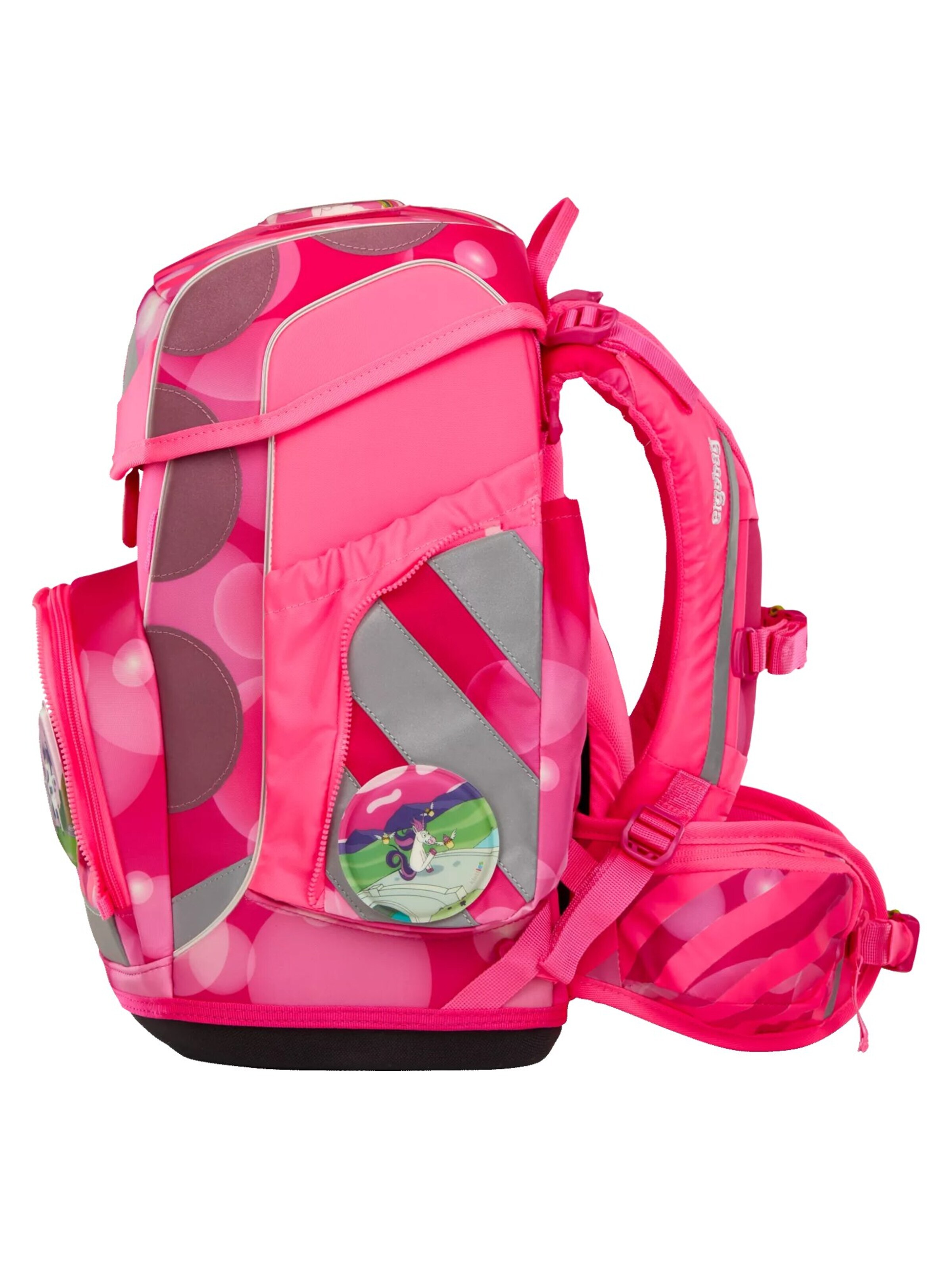 ergobag Backpack 'Schulranzen-Set cubo Set' in Purple