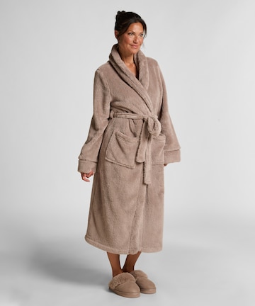 Peignoir long Hunkemöller en beige : devant