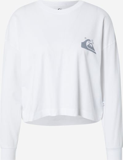 QUIKSILVER Sweatshirt in de kleur Grijs / Wit, Productweergave