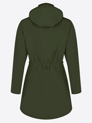 ATLASLAVA Outdoormantel 'ATLASLAVA Damen Regenjacke Lang'‌‌‌‌ in Grün