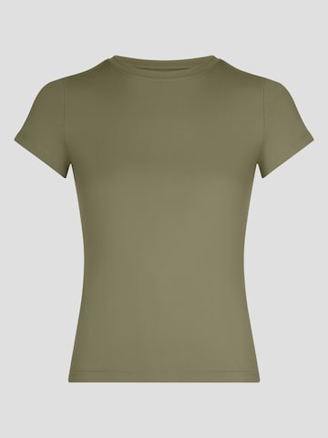 YO-GAYA Sporttop 'Short Sleeve Top' in Groen: voorkant
