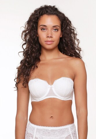 Balconnet Soutien-gorge LingaDore en blanc : devant