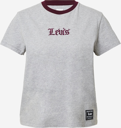 LEVI'S Μπλουζάκι σε γκρι μελανζέ / κόκκινο βιολετί, Άποψη προϊόντος