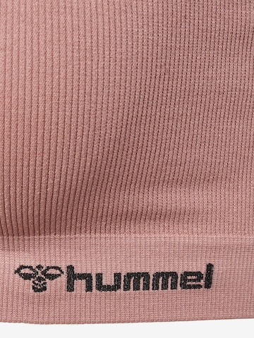 Hummel Korzetová Sportovní podprsenka 'Juno' – pink