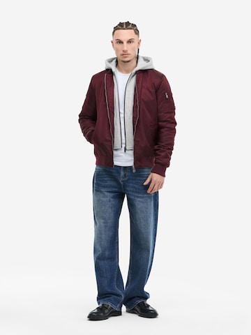 LONSDALE Talvitakki 'CLIFTON ALL SEASONS' värissä punainen: etupuoli