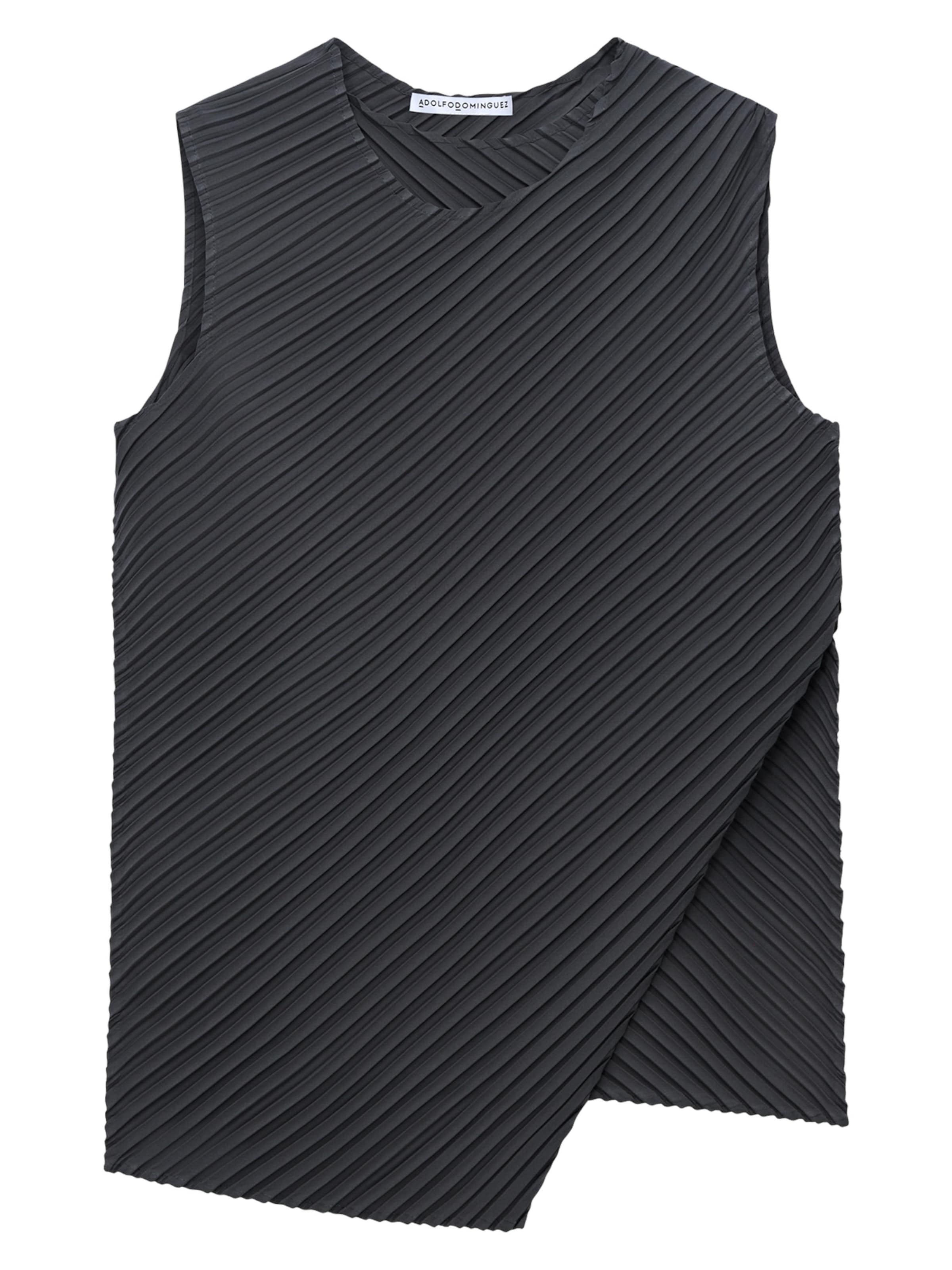Haut Adolfo Dominguez en gris : devant