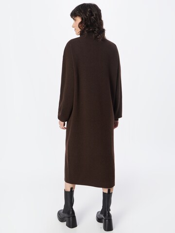 DRYKORN Knitted dress 'PINAI' in Brown