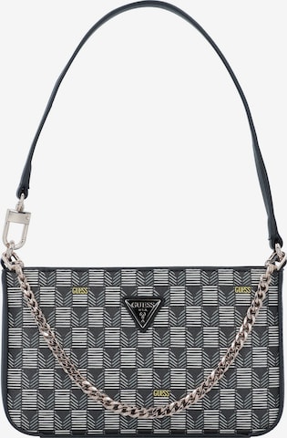 Borsa a spalla 'G Wave II' di GUESS in nero: frontale