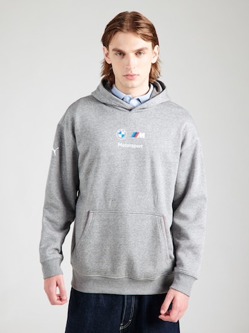 PUMA Bluzka sportowa 'BMW M Motorsport Essentials' w kolorze szary: przód