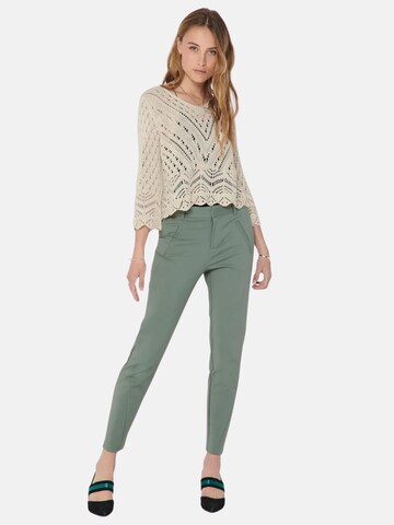 JDY Tröja 'JDY JDYNEW SUN 3/4 CROPPED PULLOVER KNT NOOS MAGLIONCINO' i beige