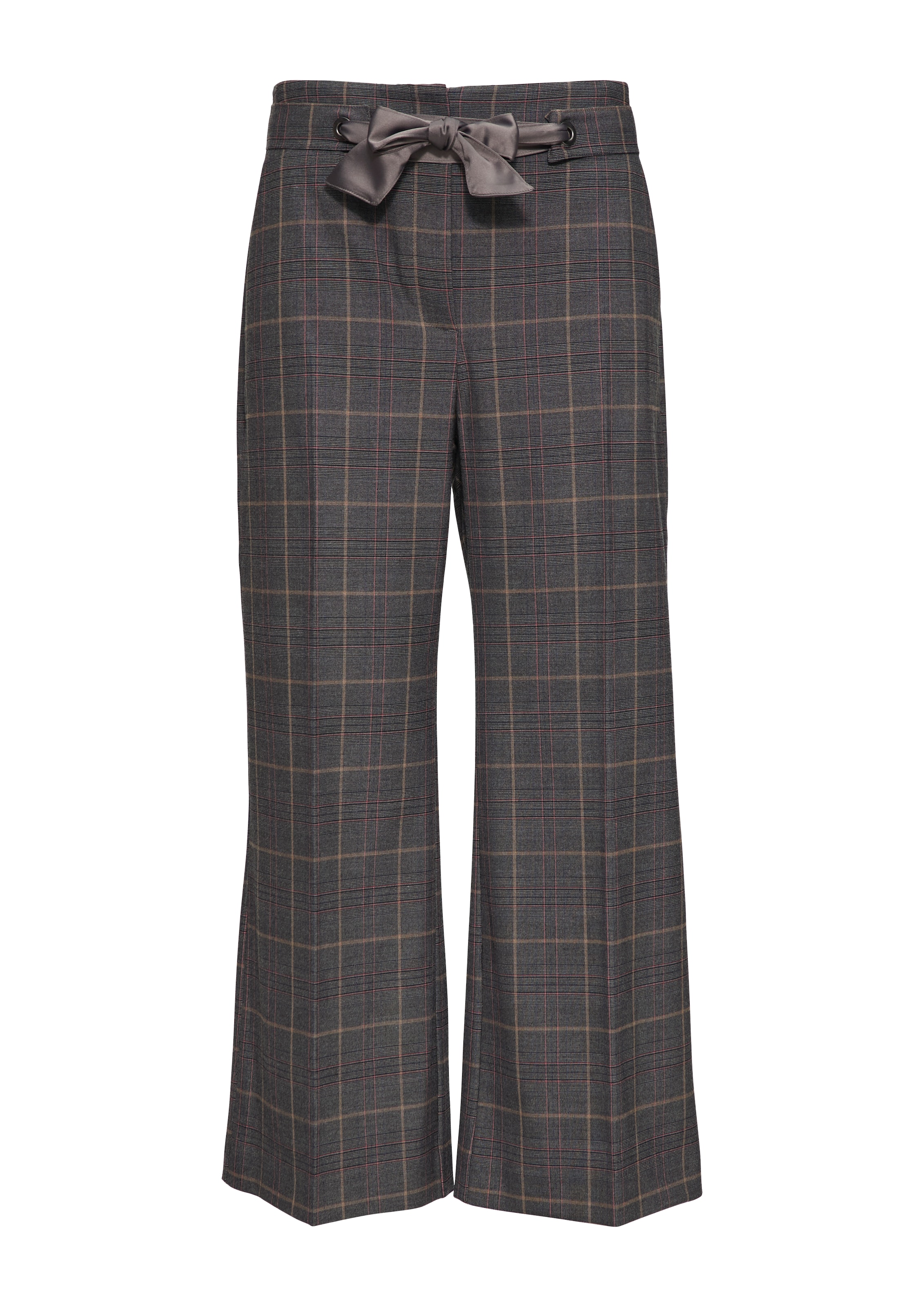 Wide leg Pantaloni di s.Oliver BLACK LABEL in grigio: frontale