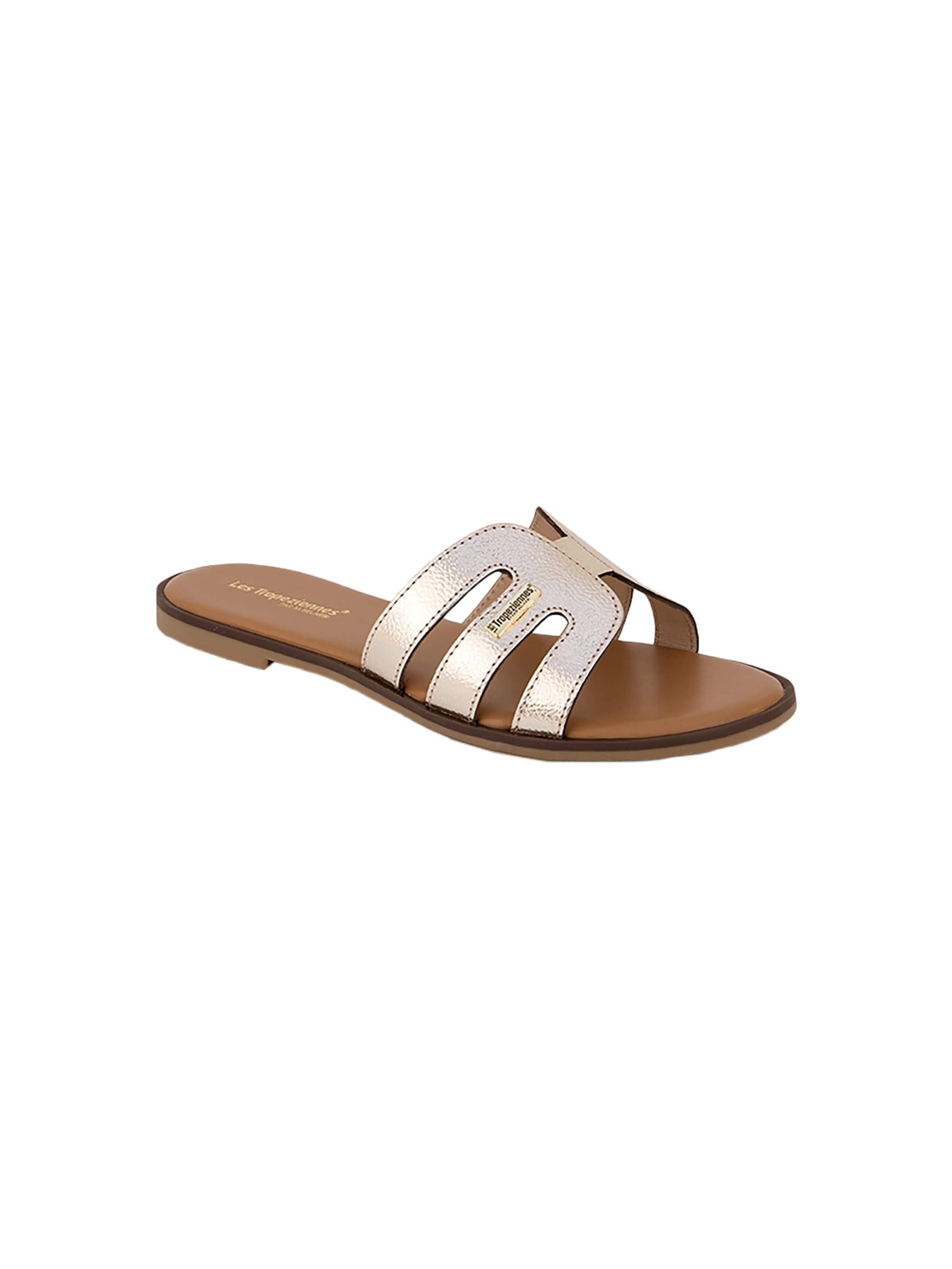 Sandales 'Ledersandalen von Les Hamigos' Les Tropéziennes en or
