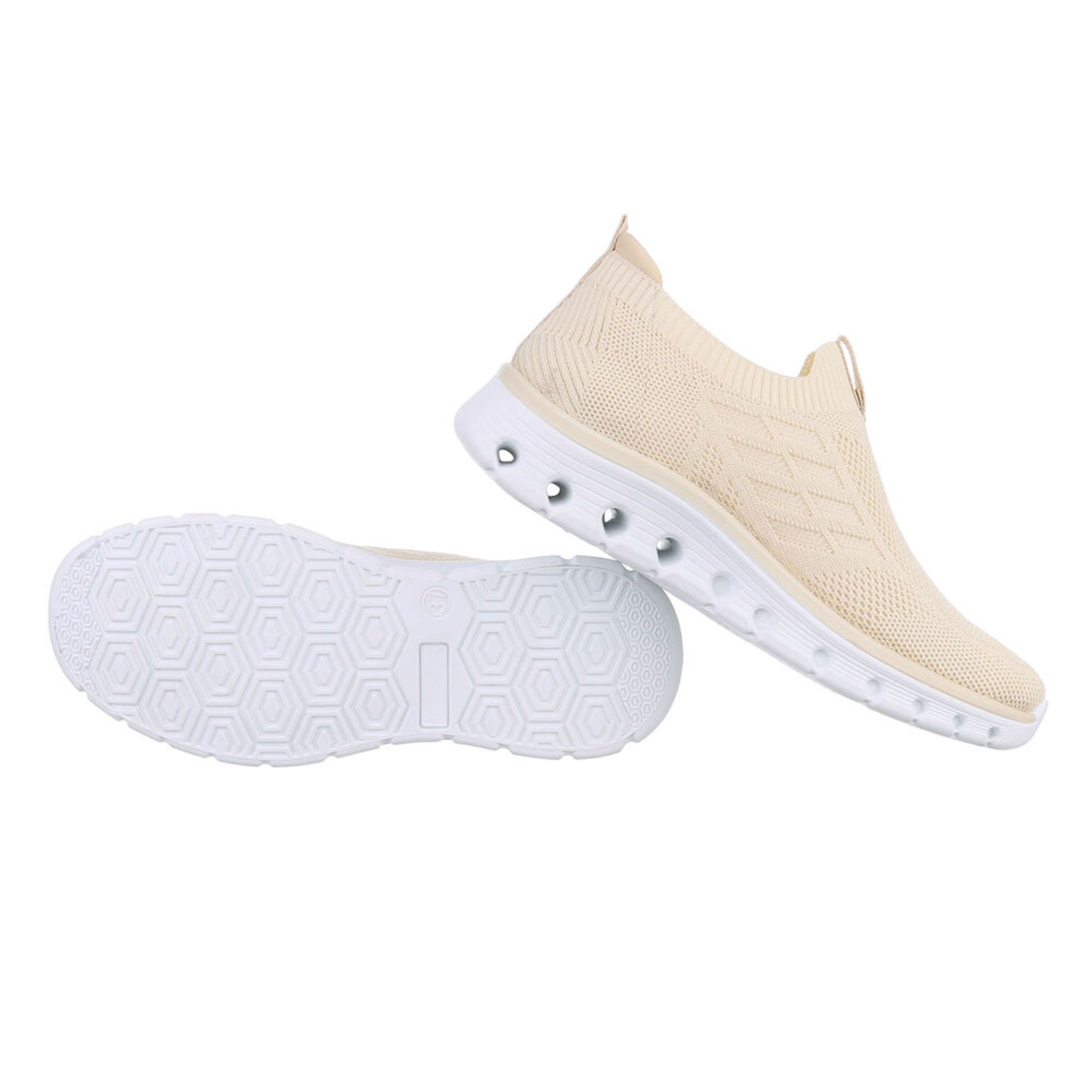 Ital-Design Slip On in Beige