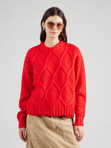 raudona TOPSHOP Megztinis: priekis