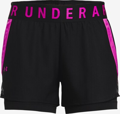 UNDER ARMOUR Sporthose in cyclam / schwarz, Produktansicht