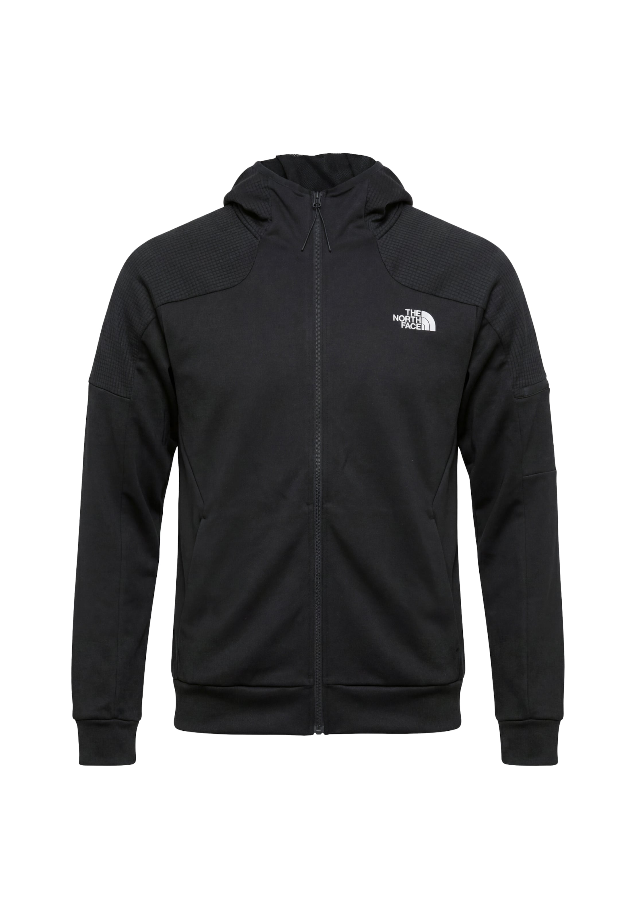 THE NORTH FACE Спортивная кофта в Черный: спереди