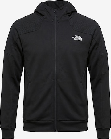 THE NORTH FACE Спортивная кофта в Черный: спереди