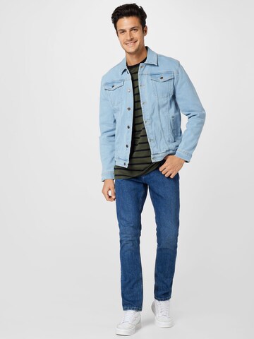 Denim Project Regular fit Between-Season Jacket 'Kash' in Blue