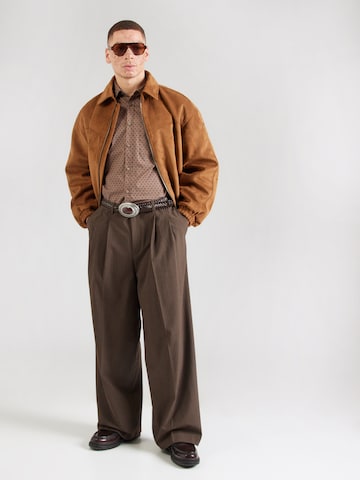 s.Oliver Regular fit Overhemd in Bruin