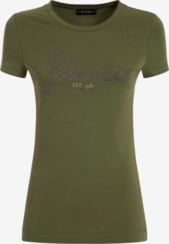 GUESS Shirt in Groen: voorkant