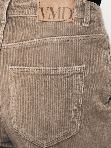 VERO MODA Wide leg Broek 'VMTessa' in Bruin