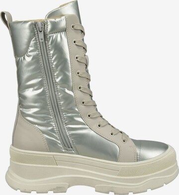TT. BAGATT Lace-Up Boots in Silver