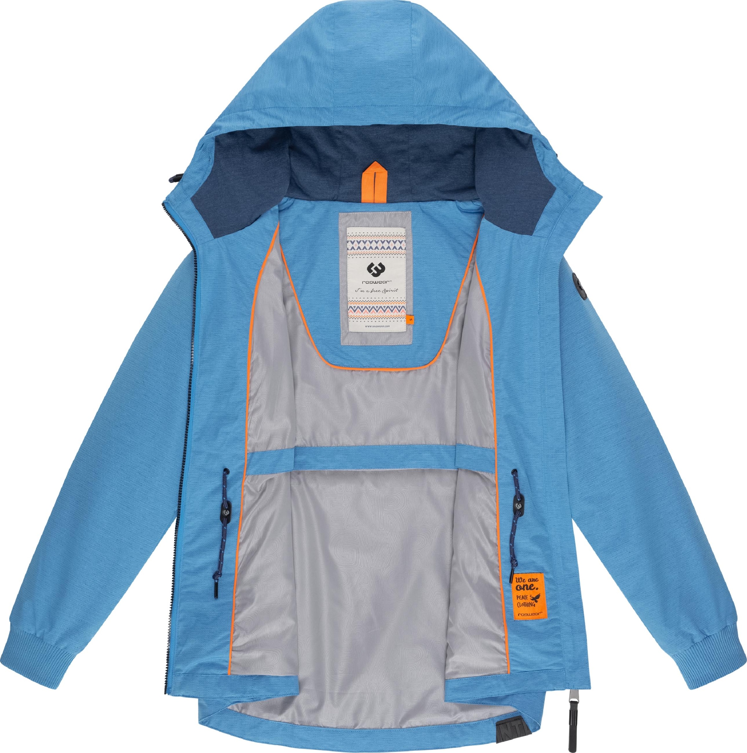 Ragwear Funktionsjacke 'Dowey' in Blau