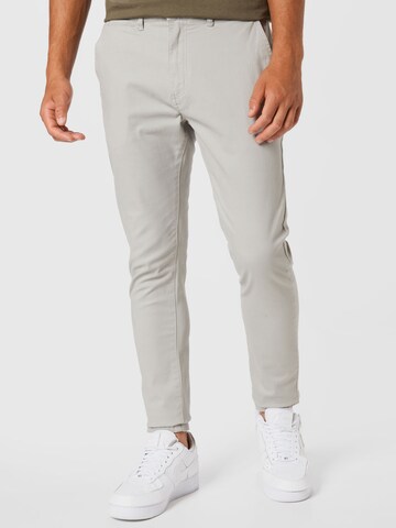 Cotton Onregular Chino hlače - siva boja: prednji dio