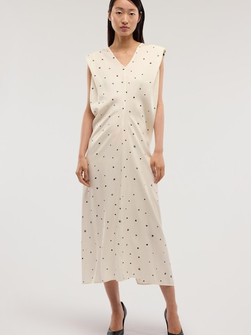 Robe Trussardi en blanc : devant