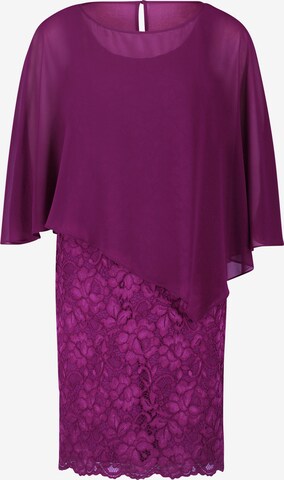 Robe de cocktail Vera Mont en violet : devant