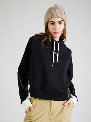 BOSS Sweatshirt 'Erest' i svart: framsida