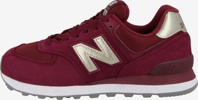 new balance Sneaker 'WL 574' in burgunder / weiß, Produktansicht